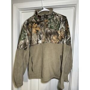 Columbia Men’s Outdoor Camo Columbia Sportswear PHG Fleece Overlay II 1/4 Zip S